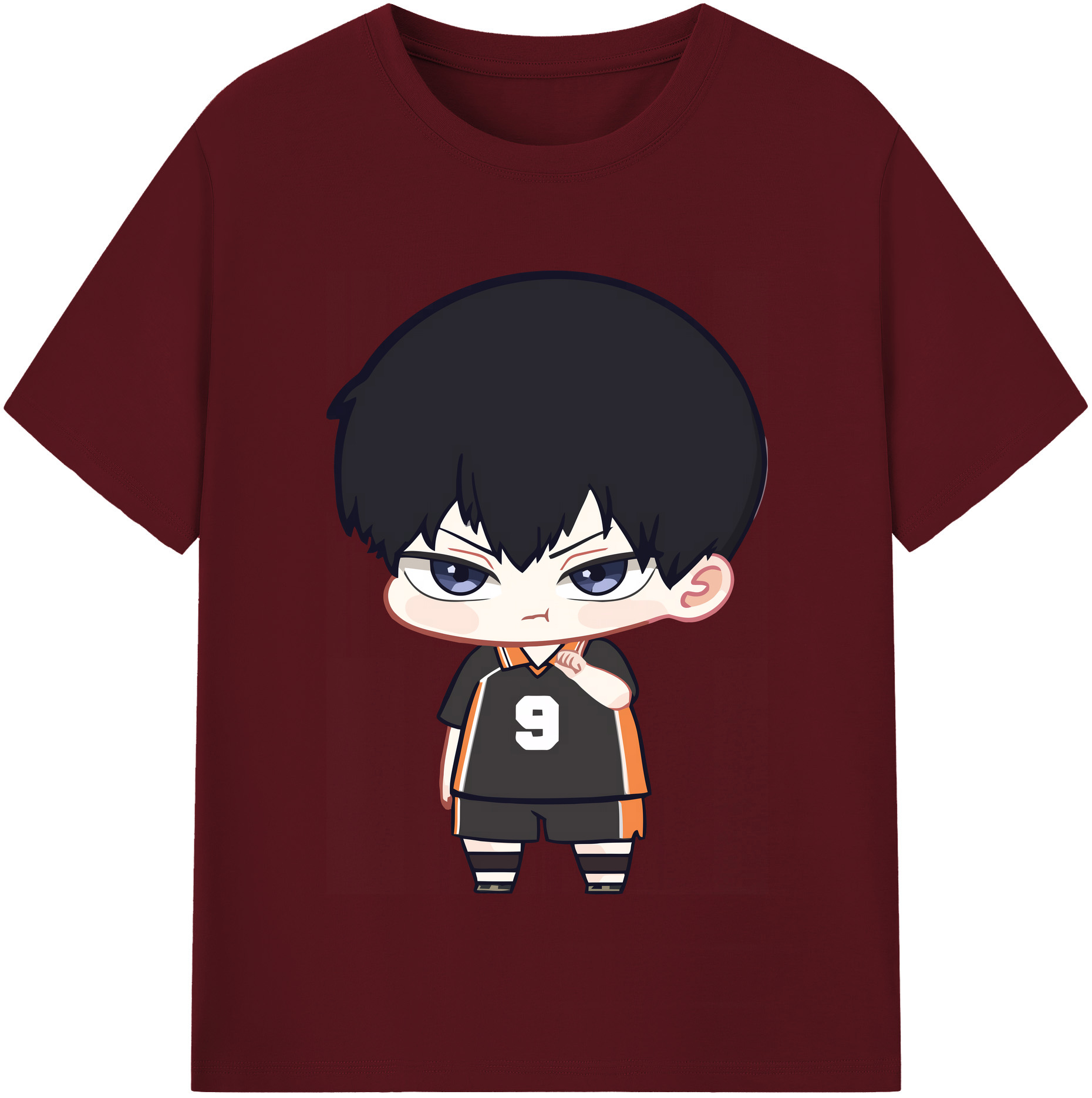 （画像用） ハイキュー!! Haikyu!! 綿100％半袖Tシャツ（フロントプリント）